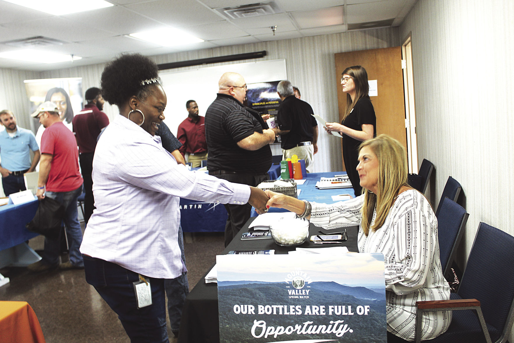 GP workers attend job fair to find work in advance of layoffs